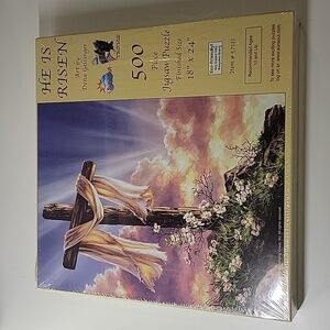 3/$35 He Is Risen, 500 piece jigsaw puzzle, NEW